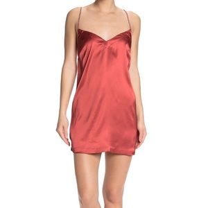 Free people darling satin chemise